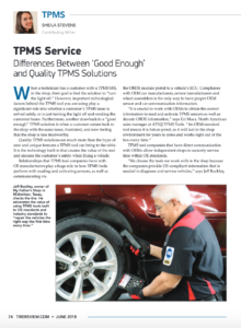 Tire Review Magazine June 2018 - ateq tpms 